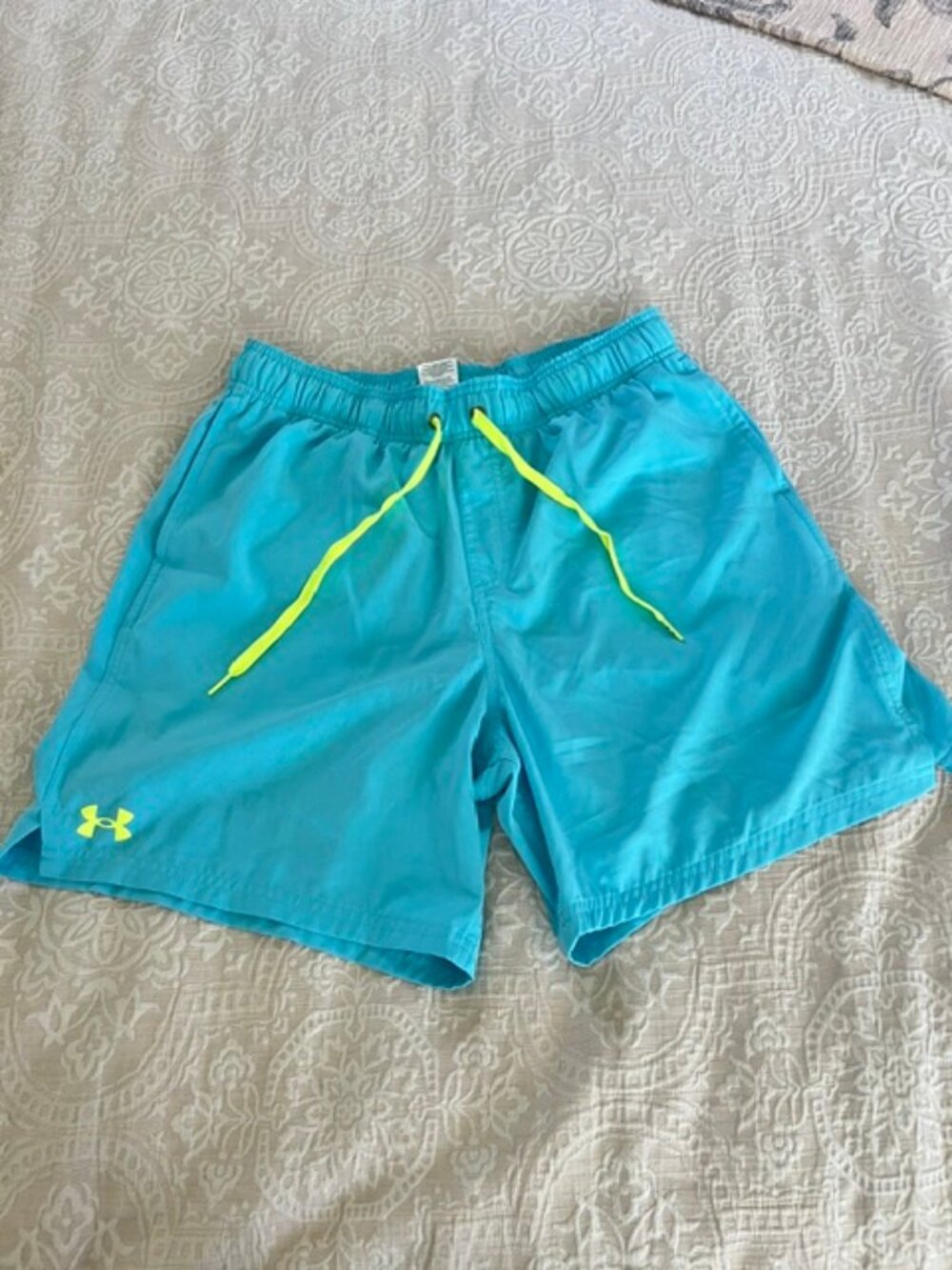 Under armour boys lined swim trunks - large